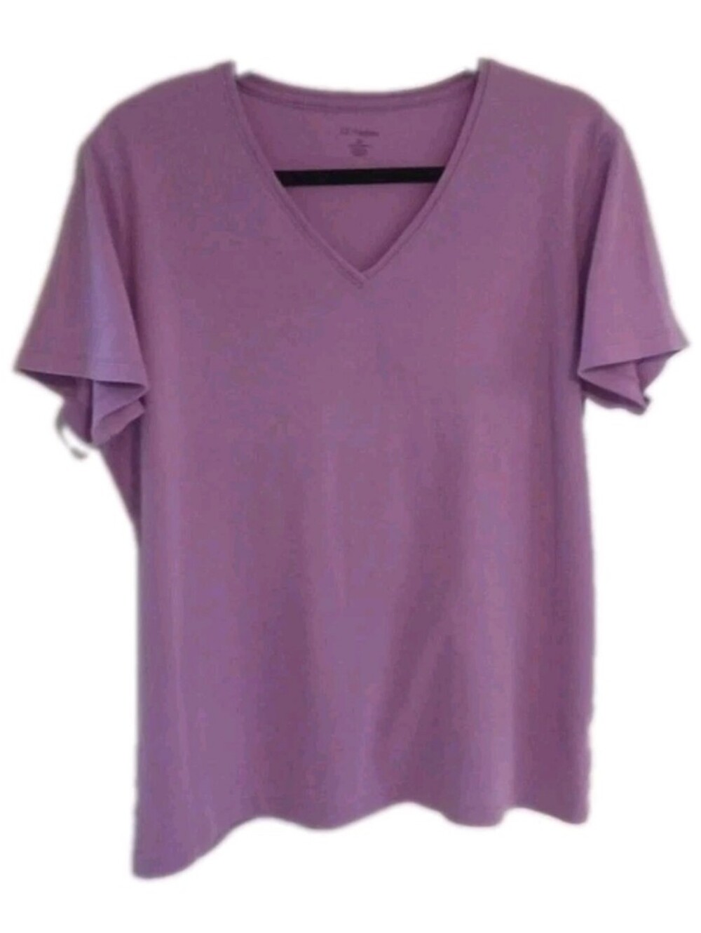 CC Hughes Womens Size XXL Purple 💜 V Neck Short Sleeves